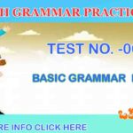 ENGLISH BASIC GRAMMAR QUIZ - 6